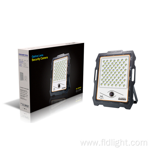 Tuya smart CCTV solar led flood light